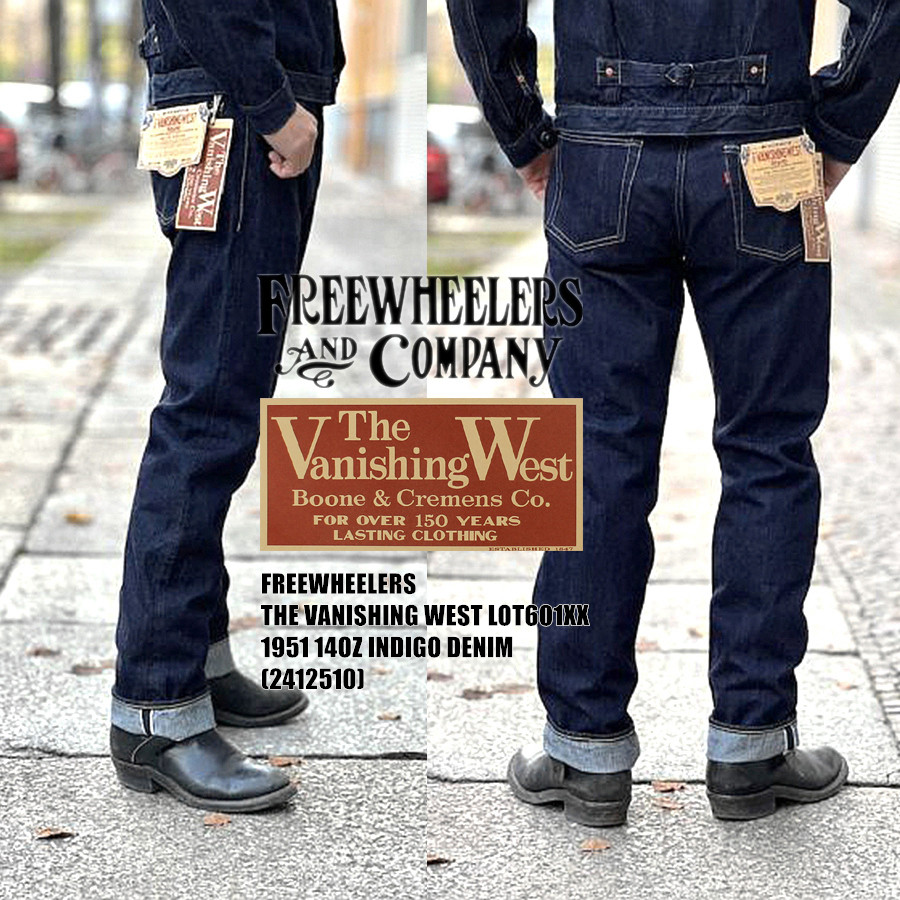 Levis Jeans 501 - FREEWHEELERS 601XX 1951, cinco sacos de