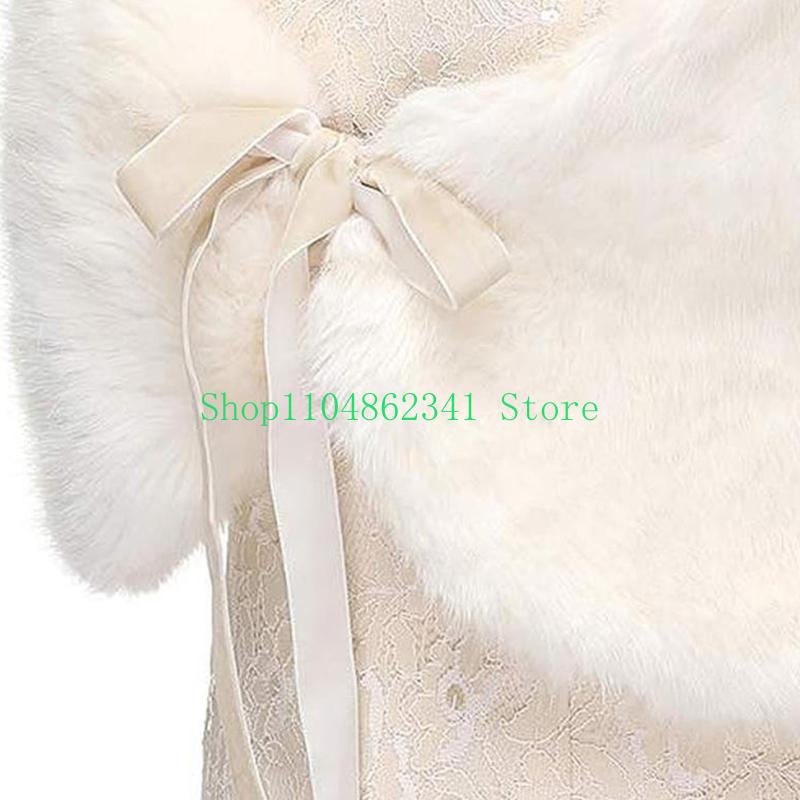 652F sofisticado cachecol pele - Stole Wedding Shawl avaliação e preço