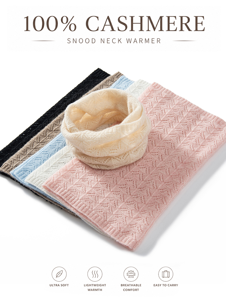 Cachecol Feminino 100% Caxemir - Infinity Scarf Knit avaliação e preço