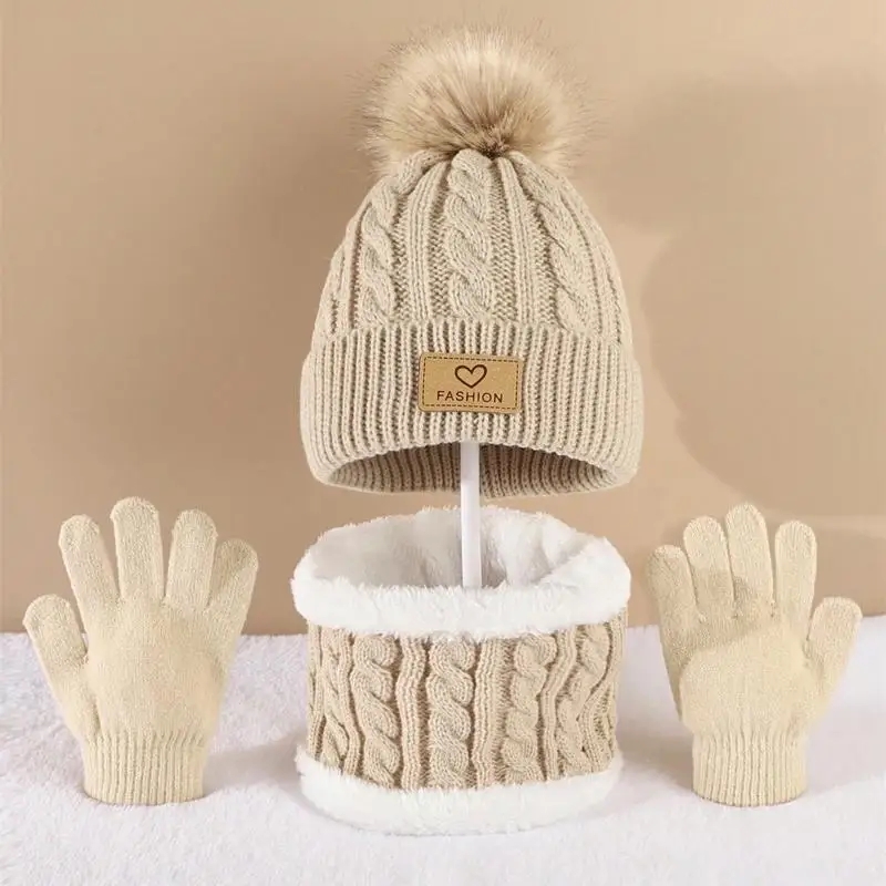 Gorro infantil com pom pom e c - Infinity Scarf Knit avaliação e preço