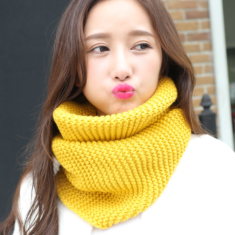 Lenço de inverno feminino infi - Infinity Scarf Knit avaliação e preço