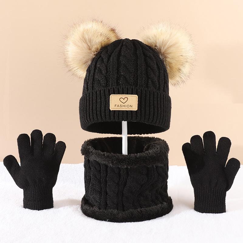 Gorro infantil com pom pom e c - Infinity Scarf Knit avaliação e preço