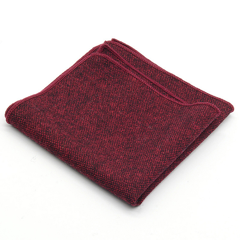 Clássico bolso de lã quadrado  - Pocket Square Set avaliação e preço