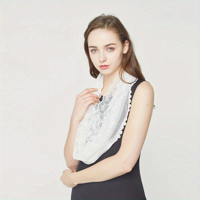 Véus de Capela Femininos, Mant - Infinity Scarf Knit avaliação e preço