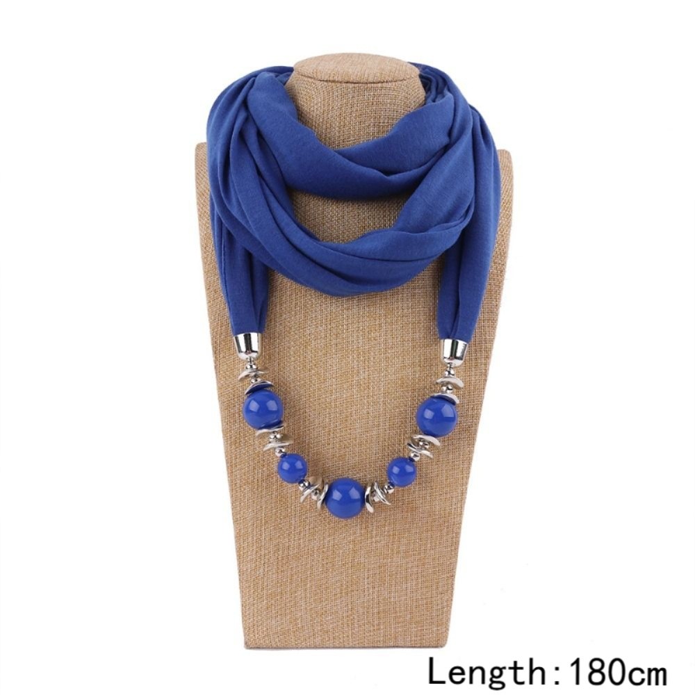 Lenço de Chiffon com Colar e P - Infinity Scarf Knit avaliação e preço